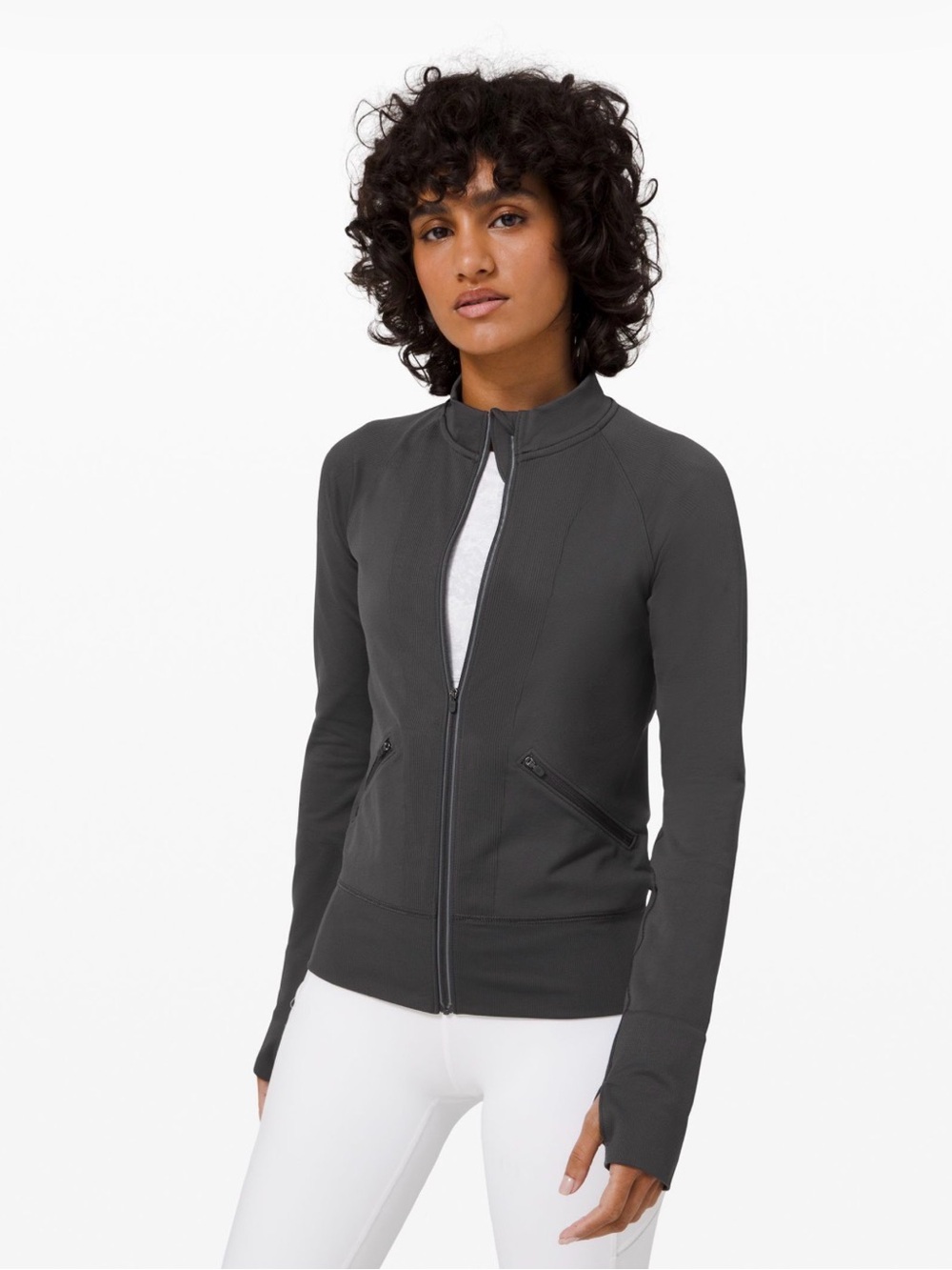 Lululemon Cropped Run to Stride Bomber - Size 6